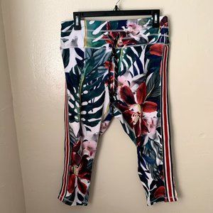 C&C California Leggings Floral Tropical Print